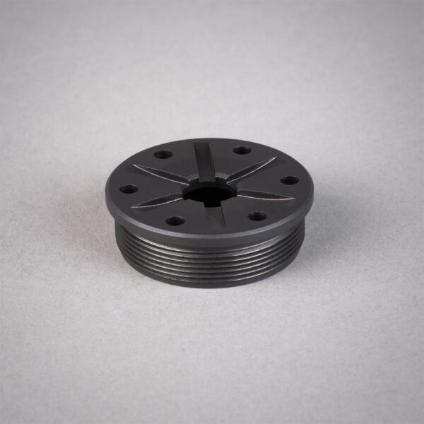 SilencerCo black bravo front cap