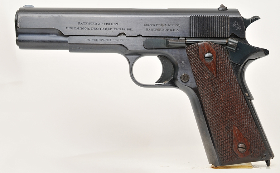 A Colt 1911.