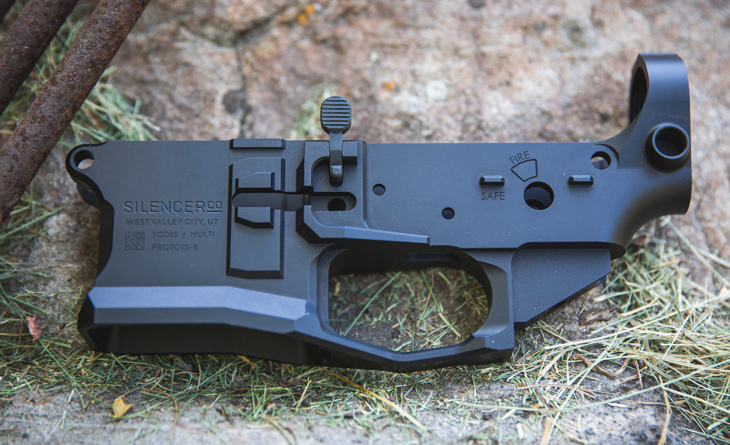 SilencerCo SCO15 Lower Receiver Billet 7075-T6 Aluminum, Precision ...