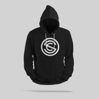 SilencerCo's black logo hoodie