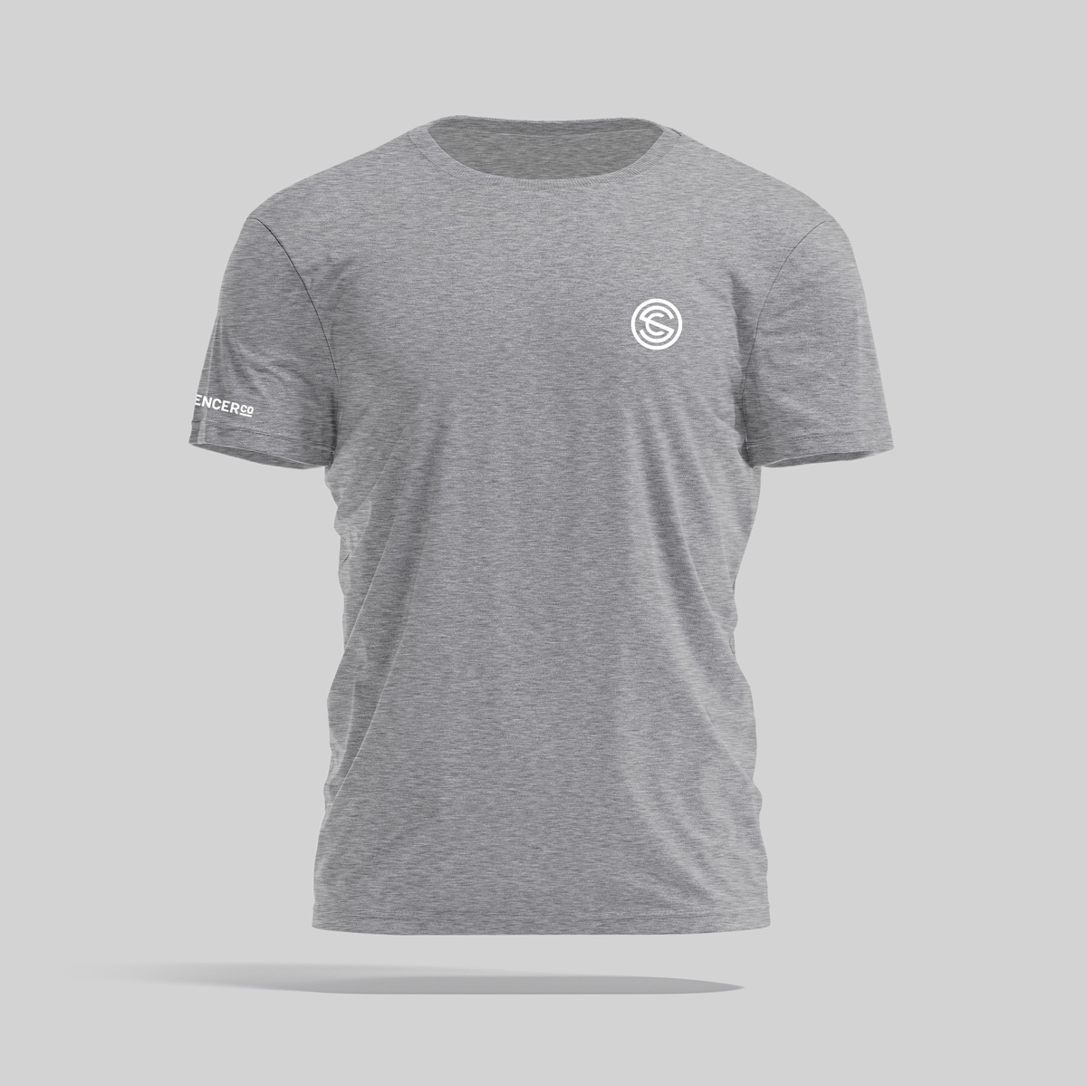 SilencerCo's gray logo tee, clean and timeless.