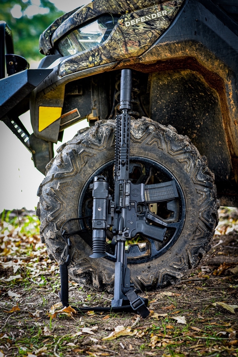 AR Pistol rig with SilencerCo lower by Tire