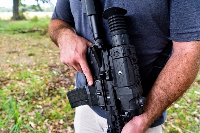 Man Holding AR-Pistol SilencerCo AR Lower