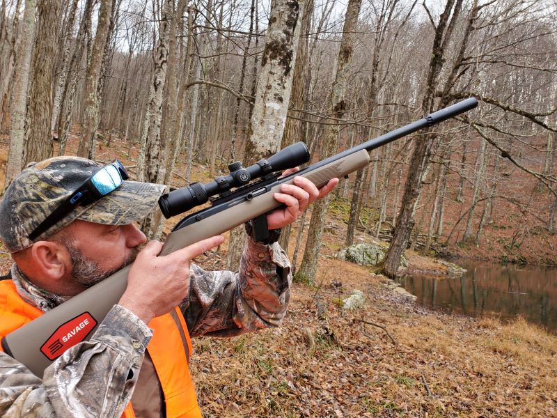 SQUIRREL HUNTER TAKES AIM WITH SAVAGE MODEL 64 AND SILENCERCO WARLOCK 22 SUPPRESSOR