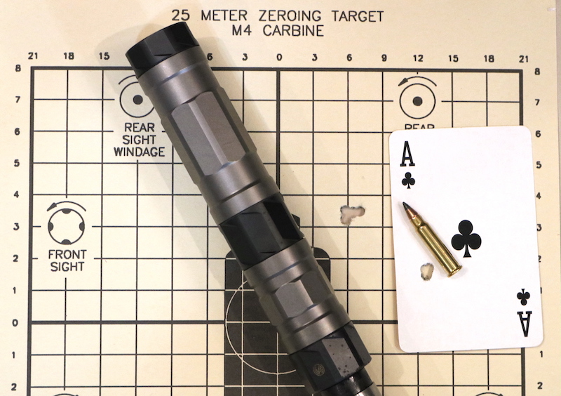 SilencerCo Switchback 22 with 17HMR Accuracy