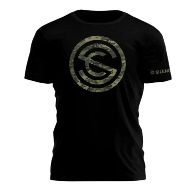SilencerCo Multicam logo T-shirt - Black