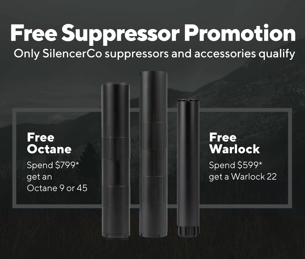 Free Suppressor Promotion - 2021