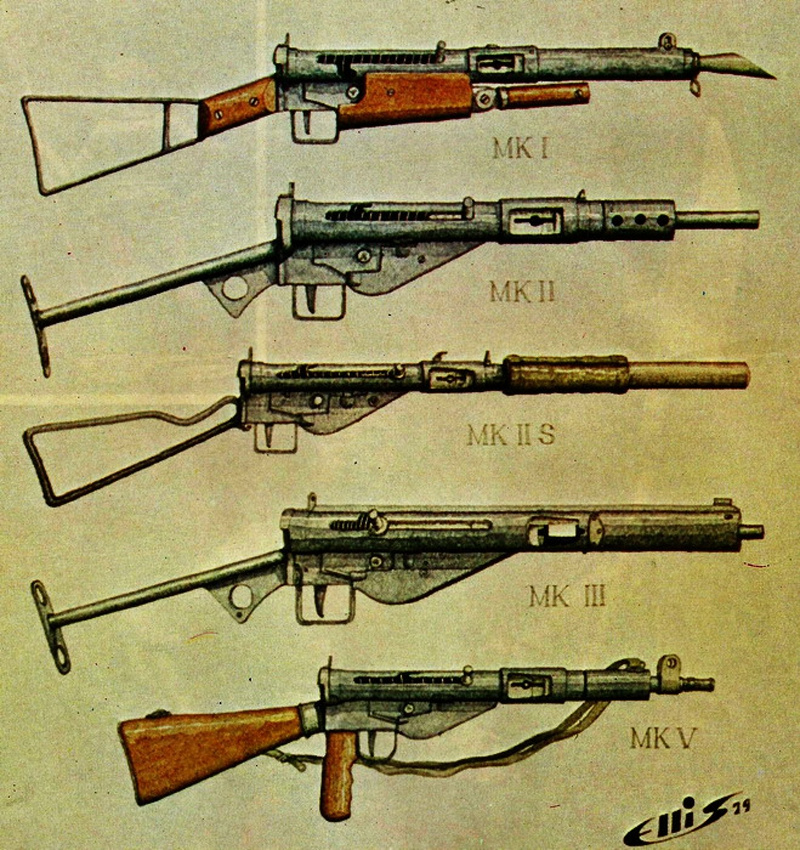 STEN Gun models