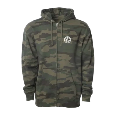 Camo zip up hoodie from SilencerCo