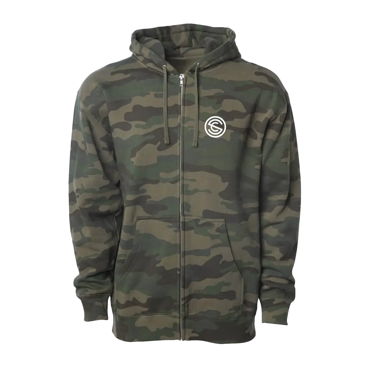 Camo zip up hoodie from SilencerCo