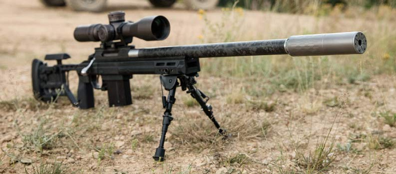 SilencerCo Omega 300 on precision rifle