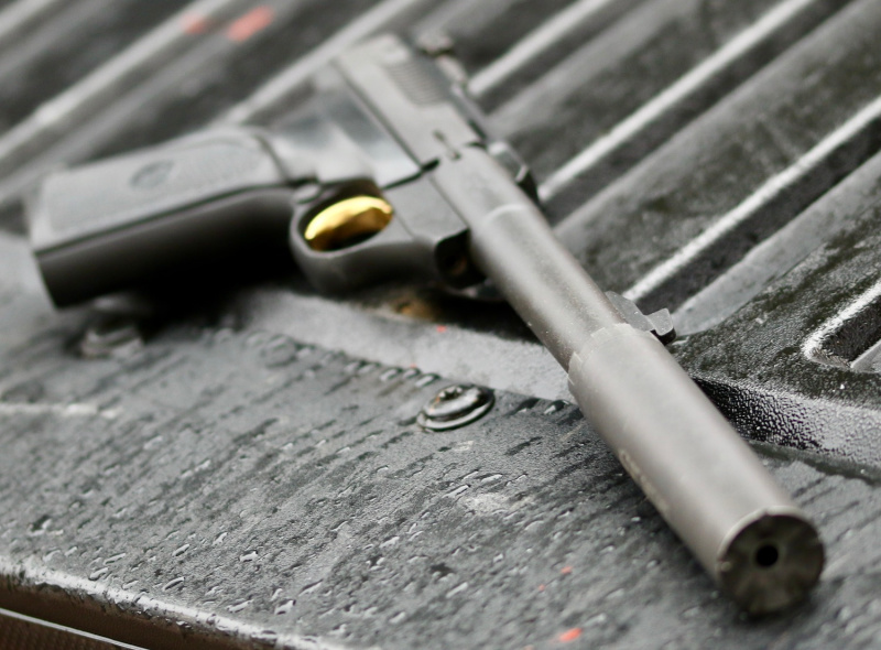 Browning Buckmark Camper with SilencerCo Sparrow suppressor