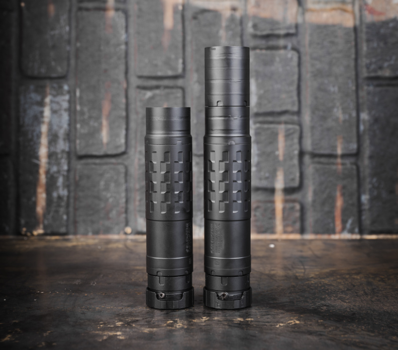 Hybrid 46M modular suppressor in short and long configurations