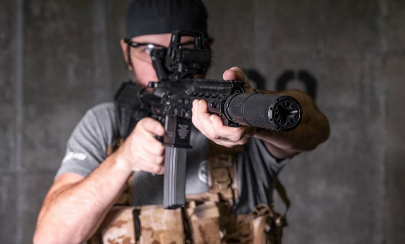 SilencerCo Velos LBP suppressor