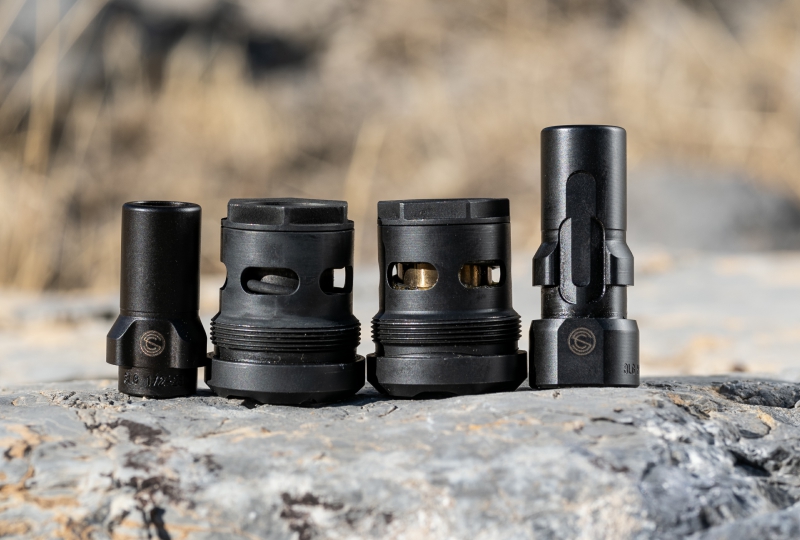 SilencerCo mounting systems 3-lug muzzle devices and mounts