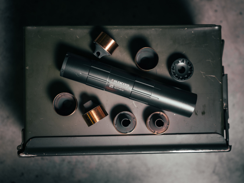 How to clean a suppressor - SilencerCo Octane 9 disassembled for maintenance