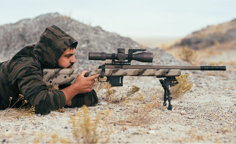 SilencerCo Switchback on bolt-action rimfire rifle