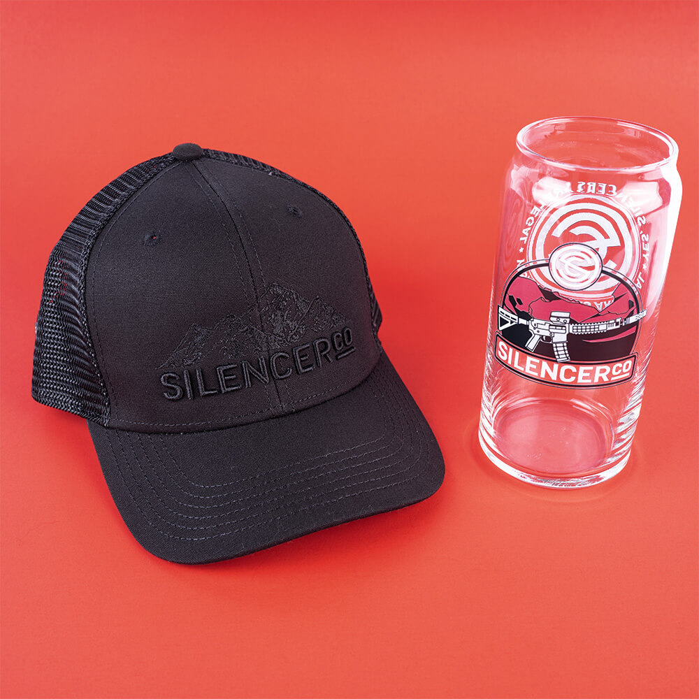 black mountain hat & pint glass
