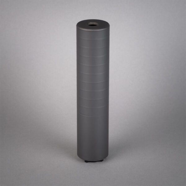 silencerco omega 45k suppressor on a grey background
