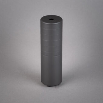 silencerco omega 9k suppressor on a grey background