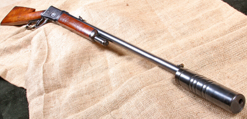 Teddy Roosevelt's suppressed Winchester 1894.