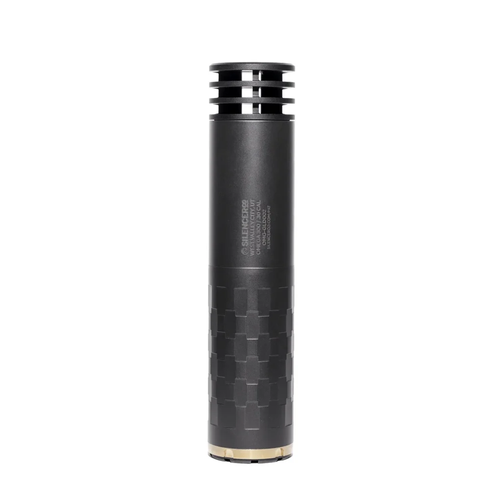 silencerco omega 300 dt suppressor on a white background