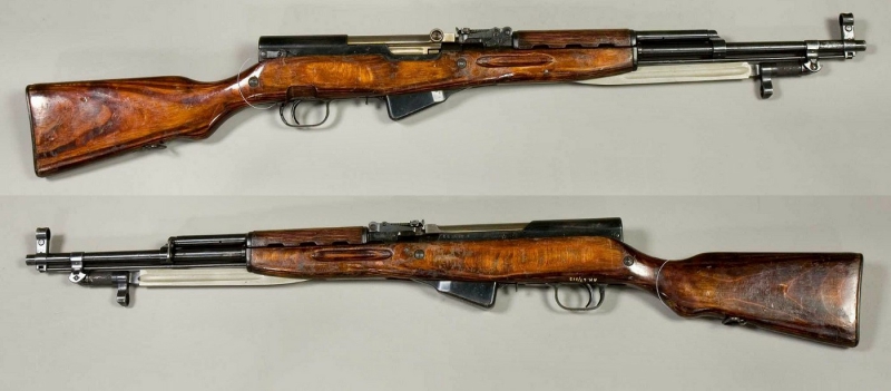 The Soviet SKS served late in World War II but was always a stopgap solution. (Swedish Army Museum)