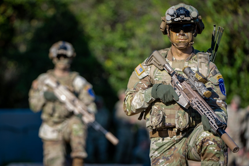 The US Army recently adopted the Sig Sauer MCX Spera to replace the M-16/M-4 rifles. (Patrick A. Albright/US Army)