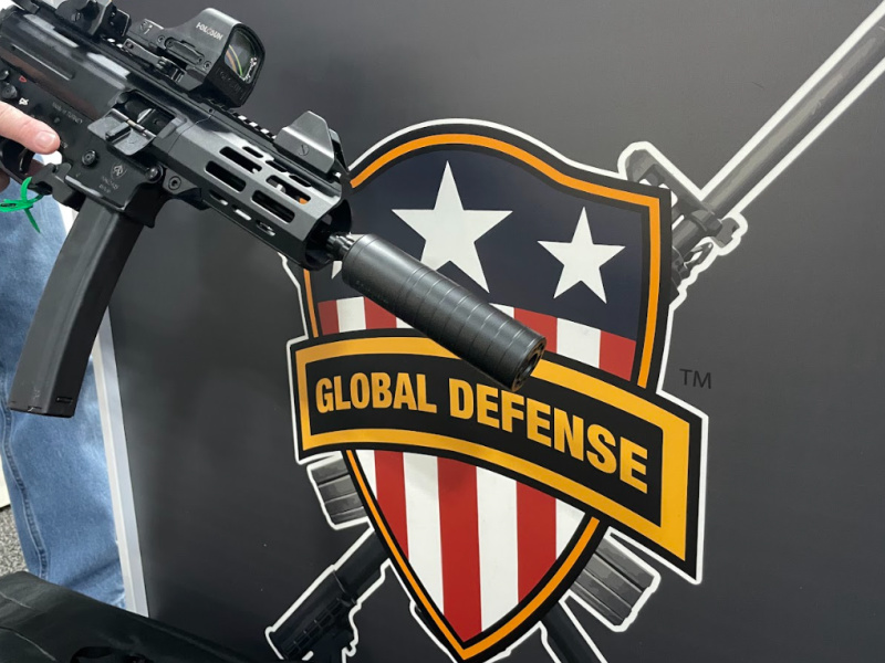 Global Defense SA9 with SilencerCo Spectre 9 at SHOT Show 2024
