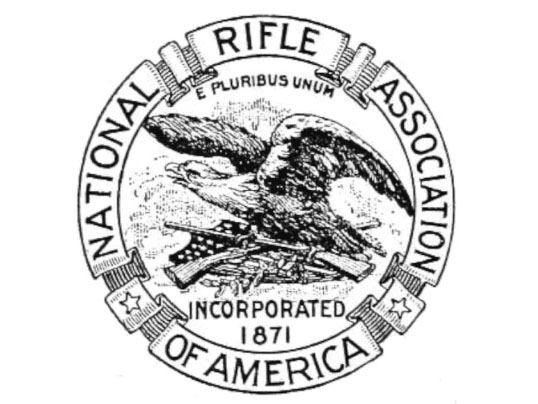 The NRA logo from 1871. Black & White