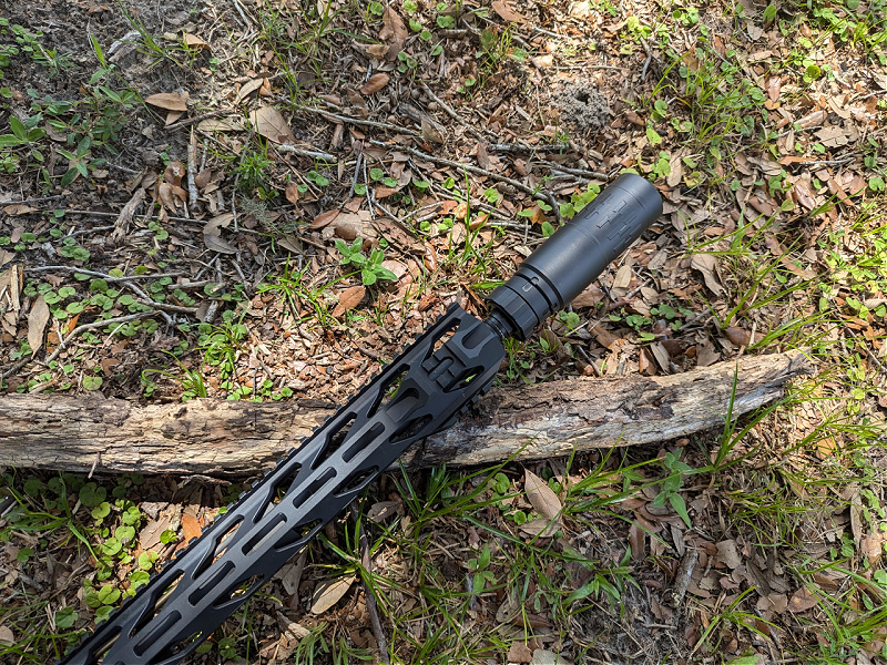 SilencerCo Velos LBP 556K on rifle