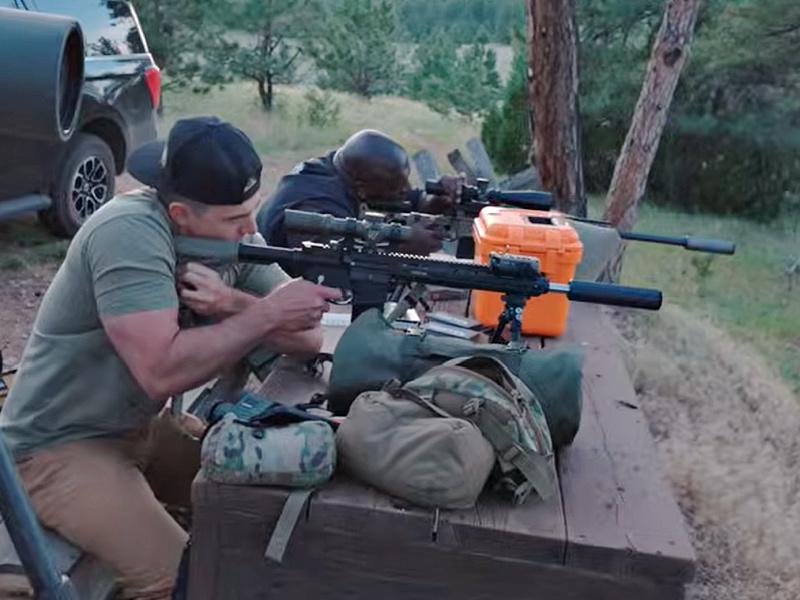 shooting long range at SilencerCo Summer Camp 2024