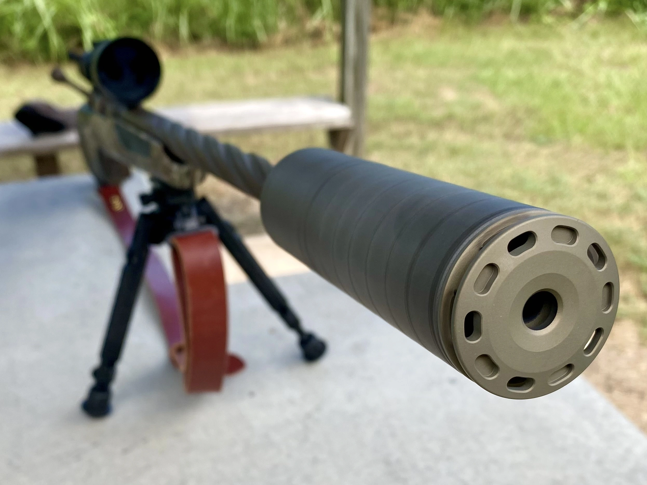 SilencerCo Scythe Ti on Savage Model 110 High Country