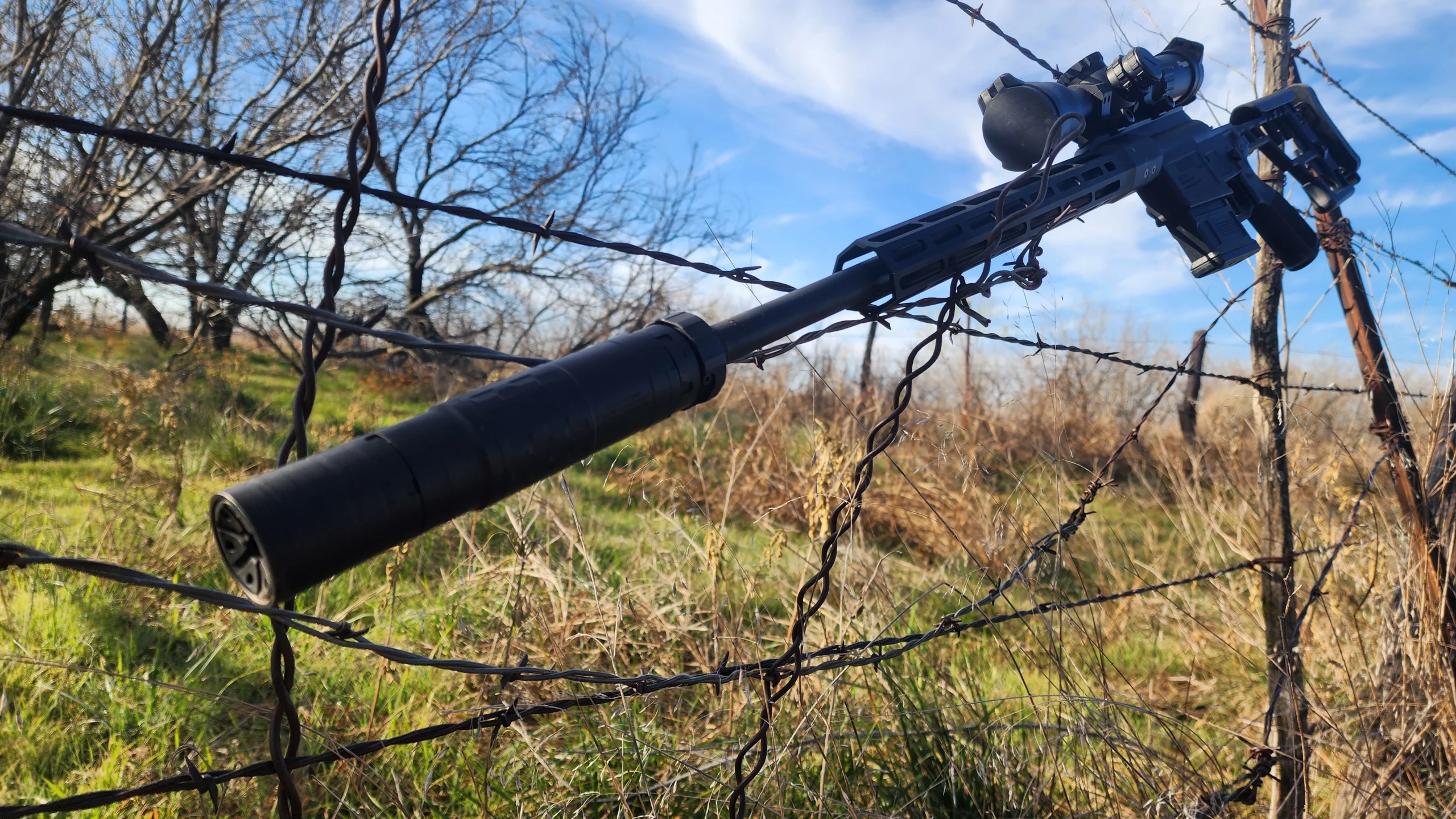 The SilencerCo Omega 36M is the ideal multi-caliber, modular suppressor for many—if not most—gun owners. (Photo credit: Kat Stevens)