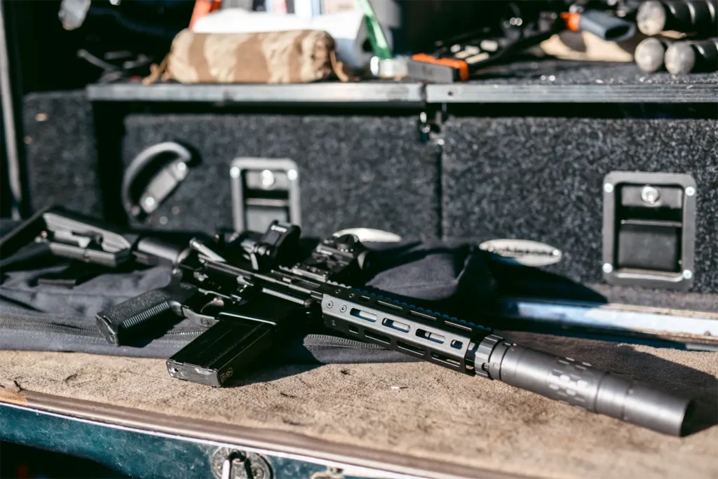 Silencerco Omega 36M on .338 ARC rifle