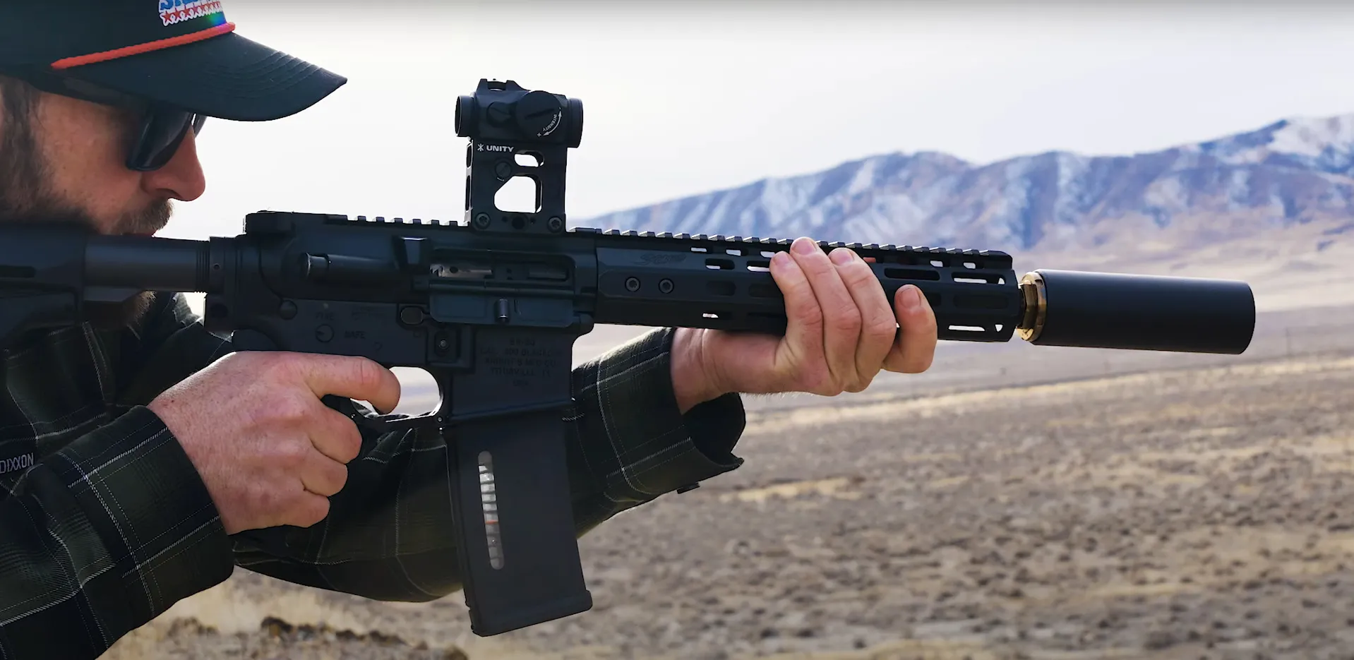 SilencerCo Scythe STM in short configuation, full auto