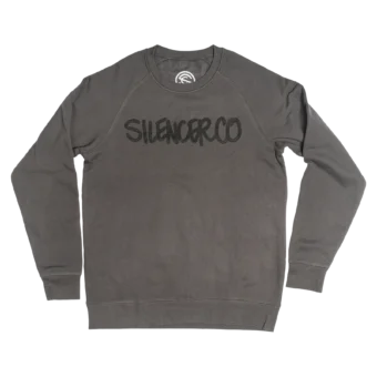 SiCo Script Coal Crewneck