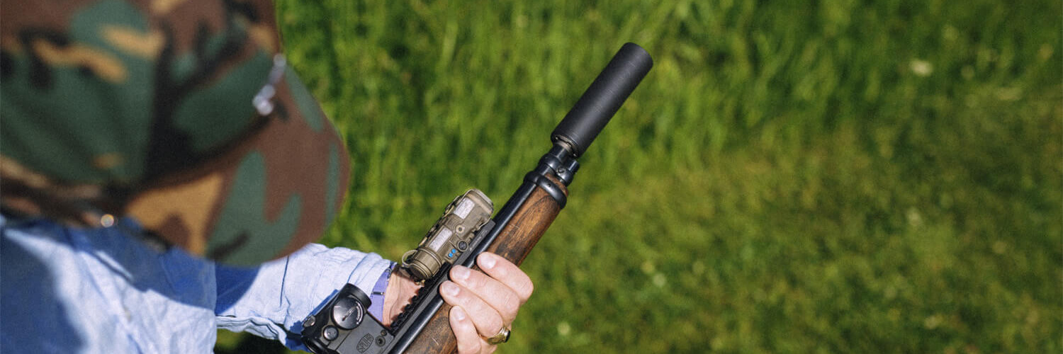 Spectre 9 on lever gun - missouri suppressor laws feature image