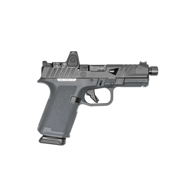 SilencerCo RMR Cut Glock 19 Slide on a pistol