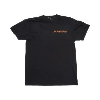 The front of a SilencerCo Burnout King Tee.