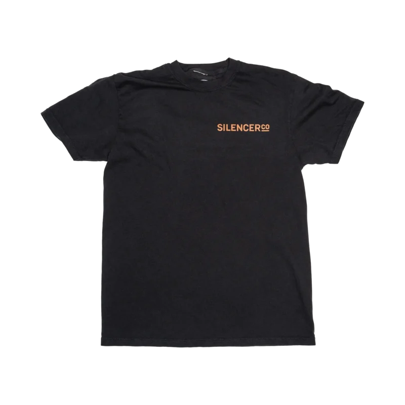 The front of a SilencerCo Burnout King Tee.
