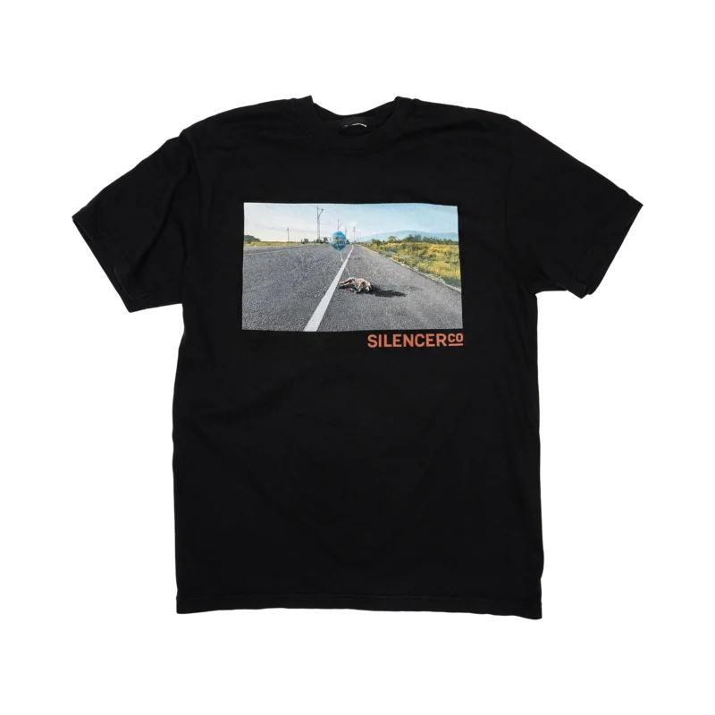 The front of a SilencerCo Get Well SoonTee.