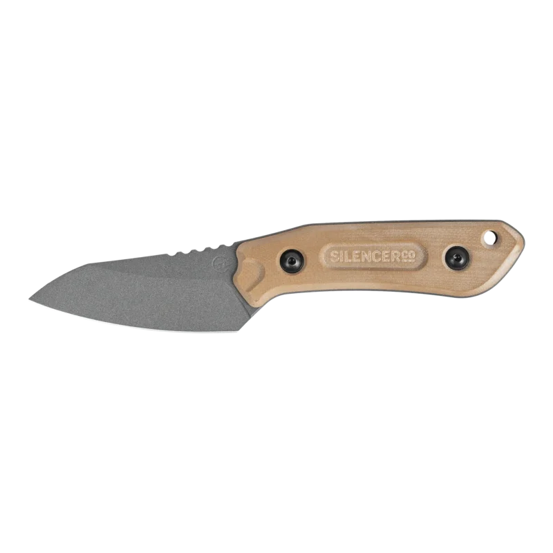 SilencerCo X Schwarz Overland Sport Knife Left Side
