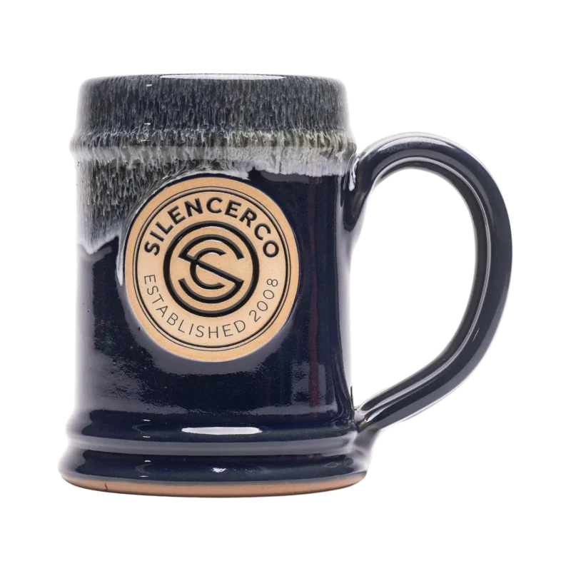 Deneen Pottery 16 oz Tankard – SilencerCo Logo