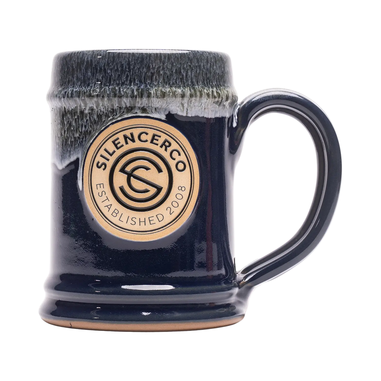 Deneen Pottery 16 oz Tankard – SilencerCo Logo
