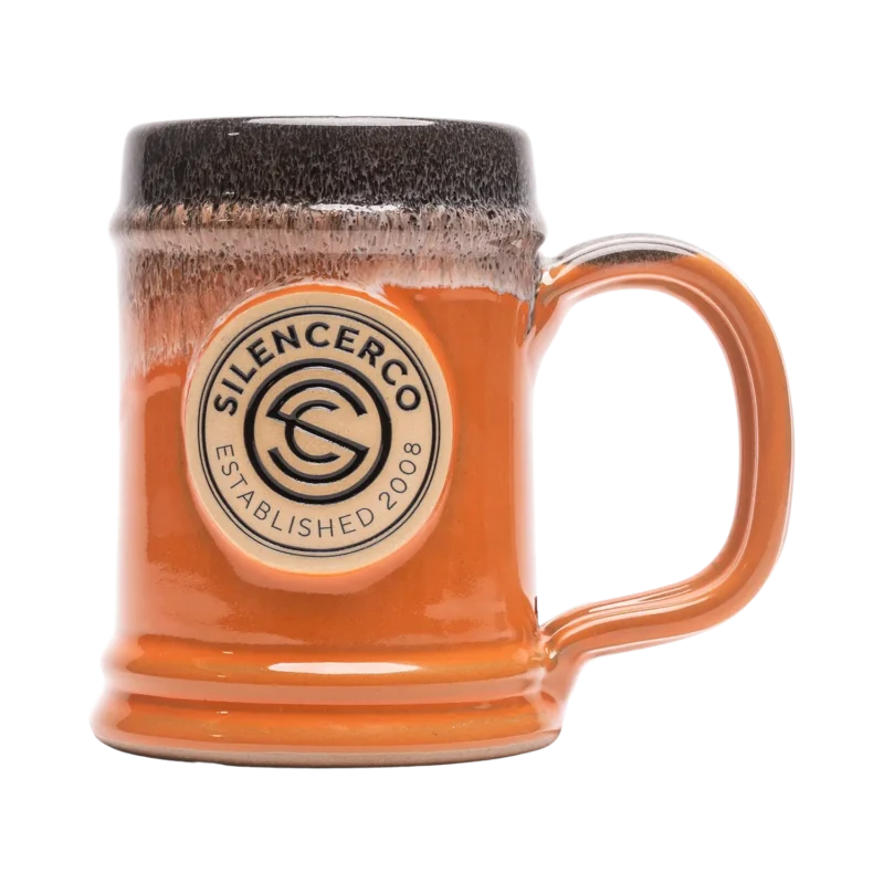 Deneen Pottery 16 oz Tankard – SilencerCo Logo