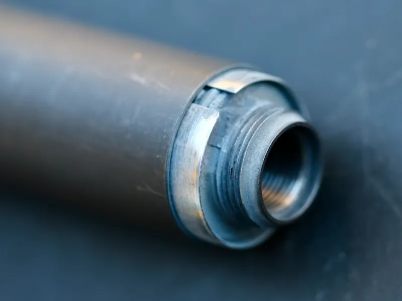 silencerco sparrow rimfire suppressor endcap removed