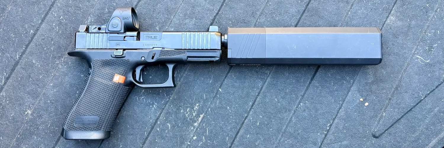 Gen 6 Glock 45 suppressed with SilencerCo Osprey 2.0