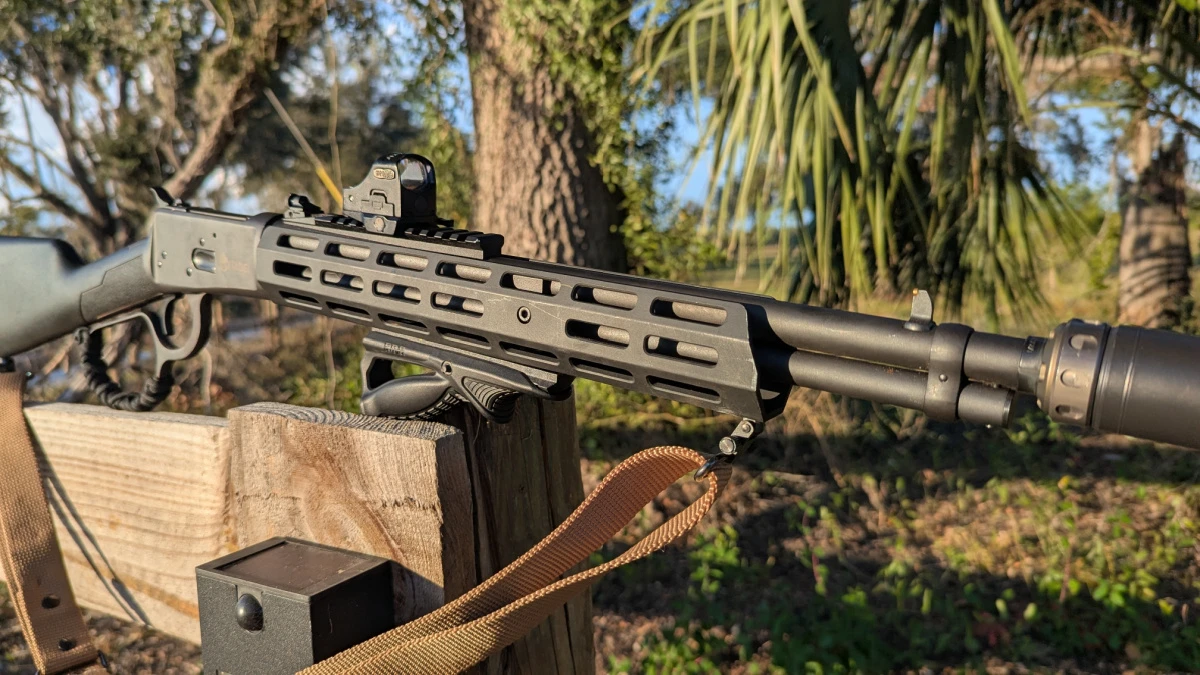 Citadel LevTac with optic, suppressor, and weaponlight