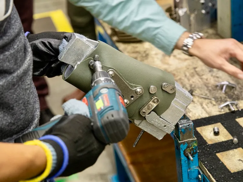 thermaformed boltaron on Safariland mandrel, hardware installed by hand